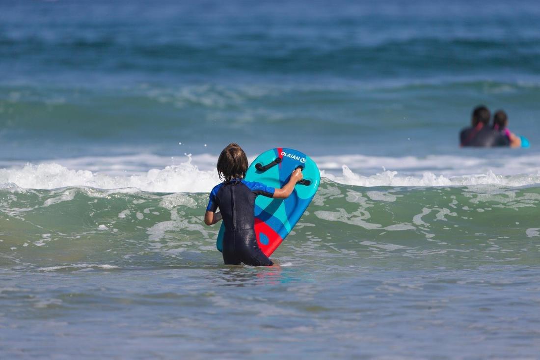 Kids Bodyatu Bodyboard With Handles, Turquoise, No Color, large image number 6