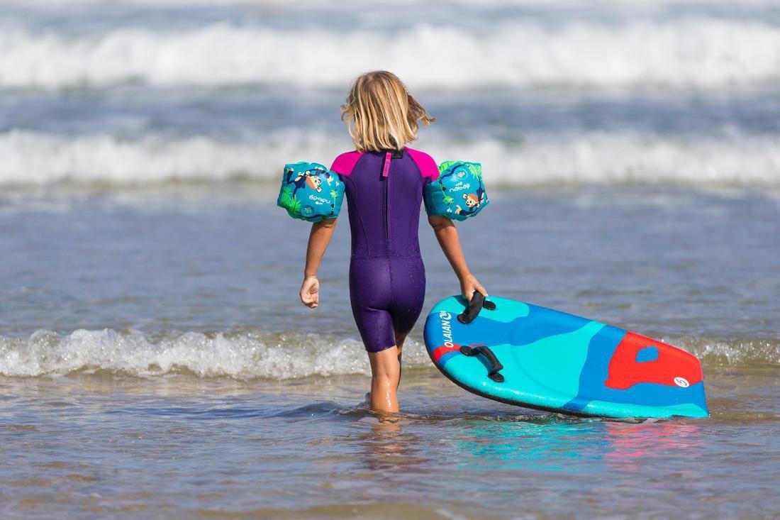 Kids Bodyatu Bodyboard With Handles, Turquoise, No Color, large image number 7