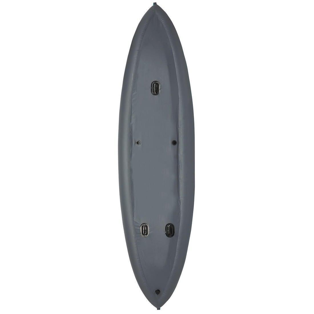 3-Person Touring Kayak High-Pressure Dropstitch Floor, Blue, No Color, large image number 13