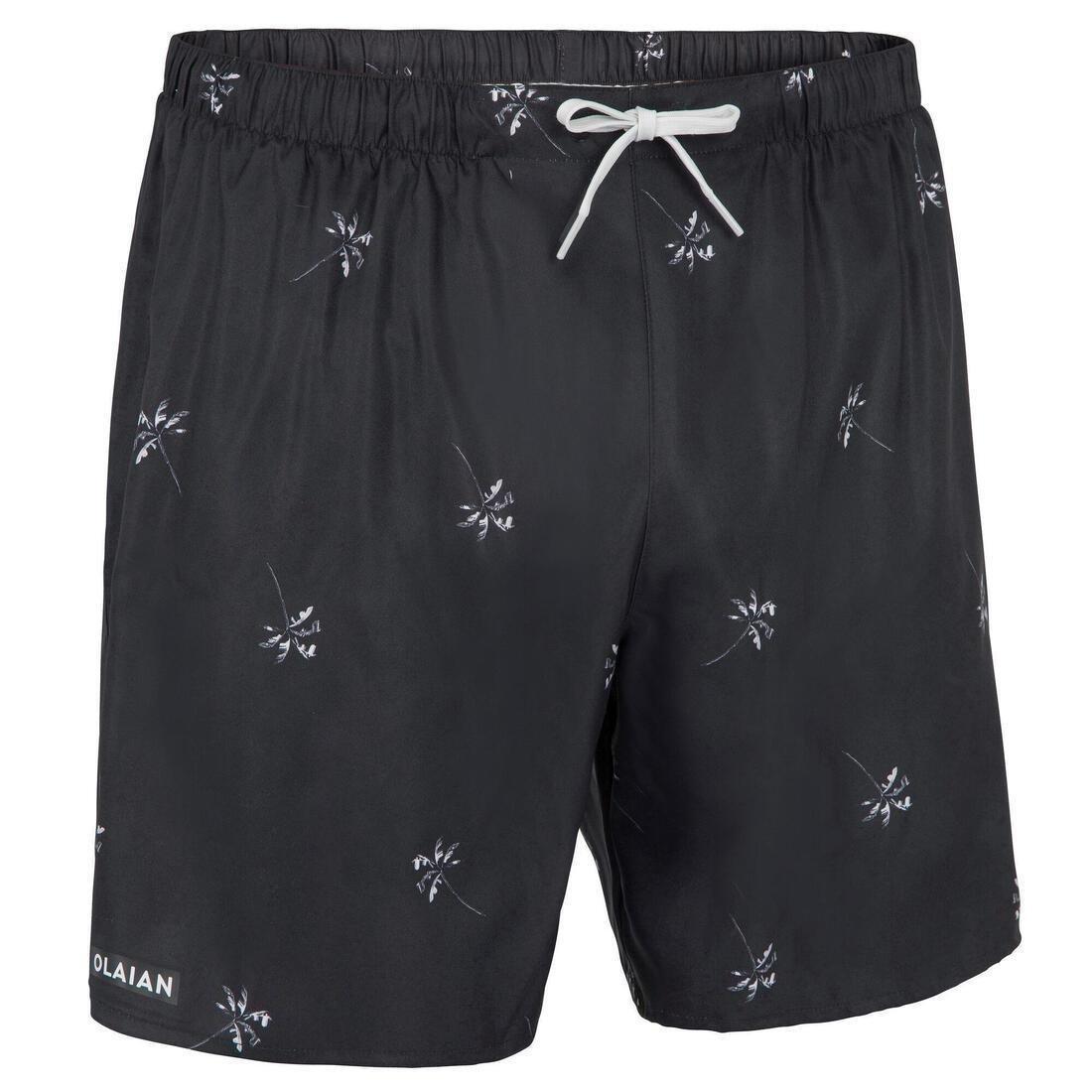 100 Short Surfing Boardshorts Square, Black, , medium