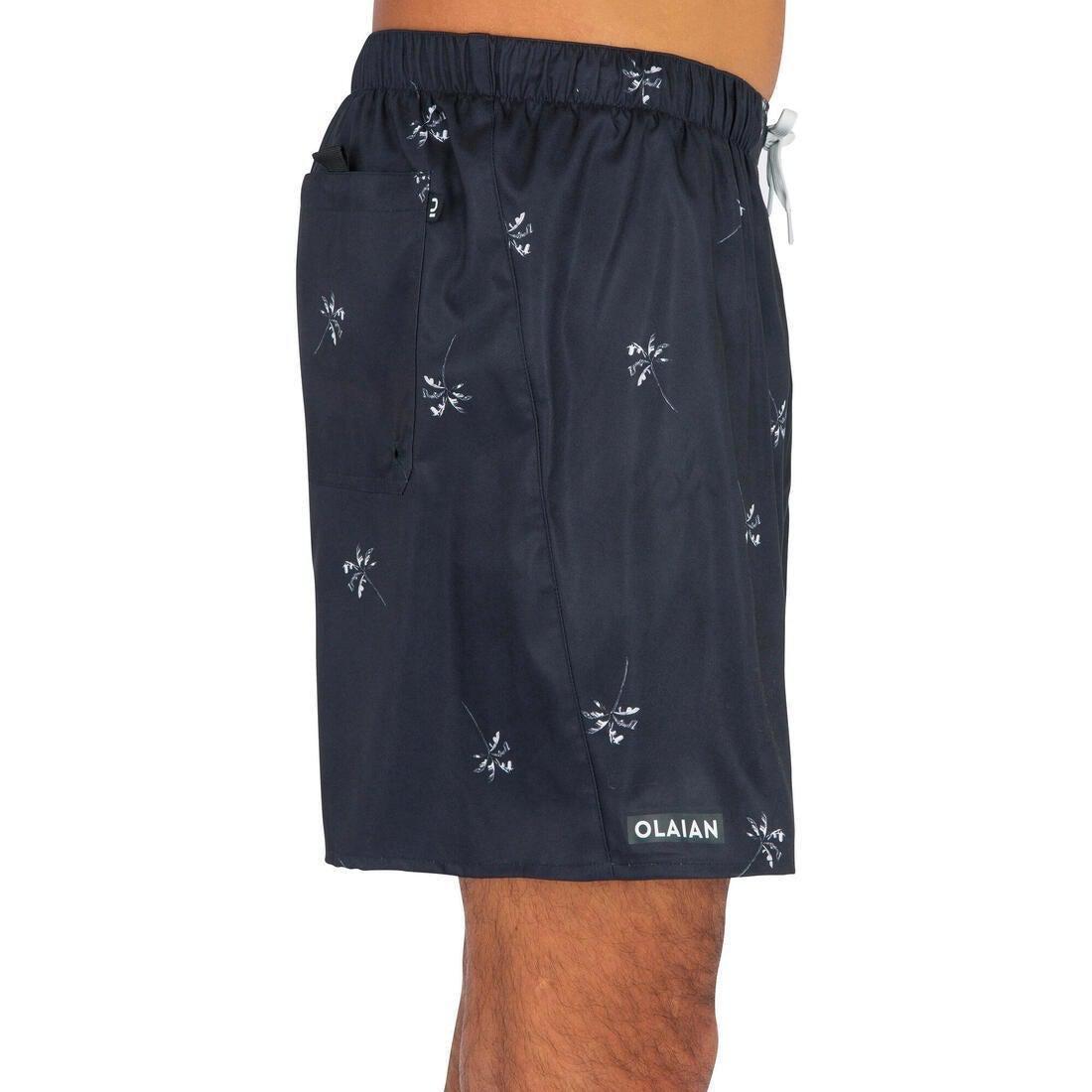 OLAIAN - 100 Short Surfing Boardshorts Square, Black