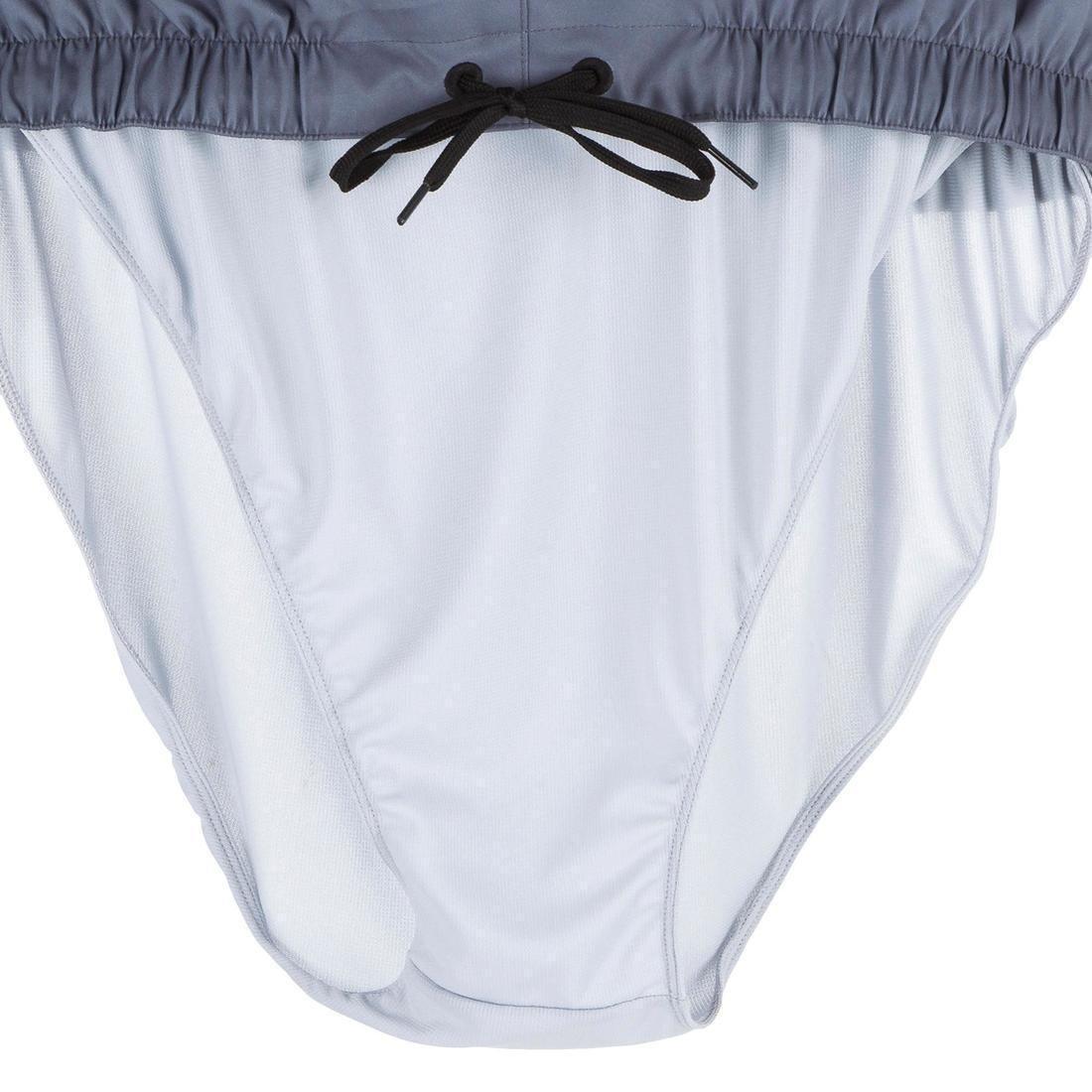 Short Surfing Boardshorts Square - 100, Black, No Color, large image number 3