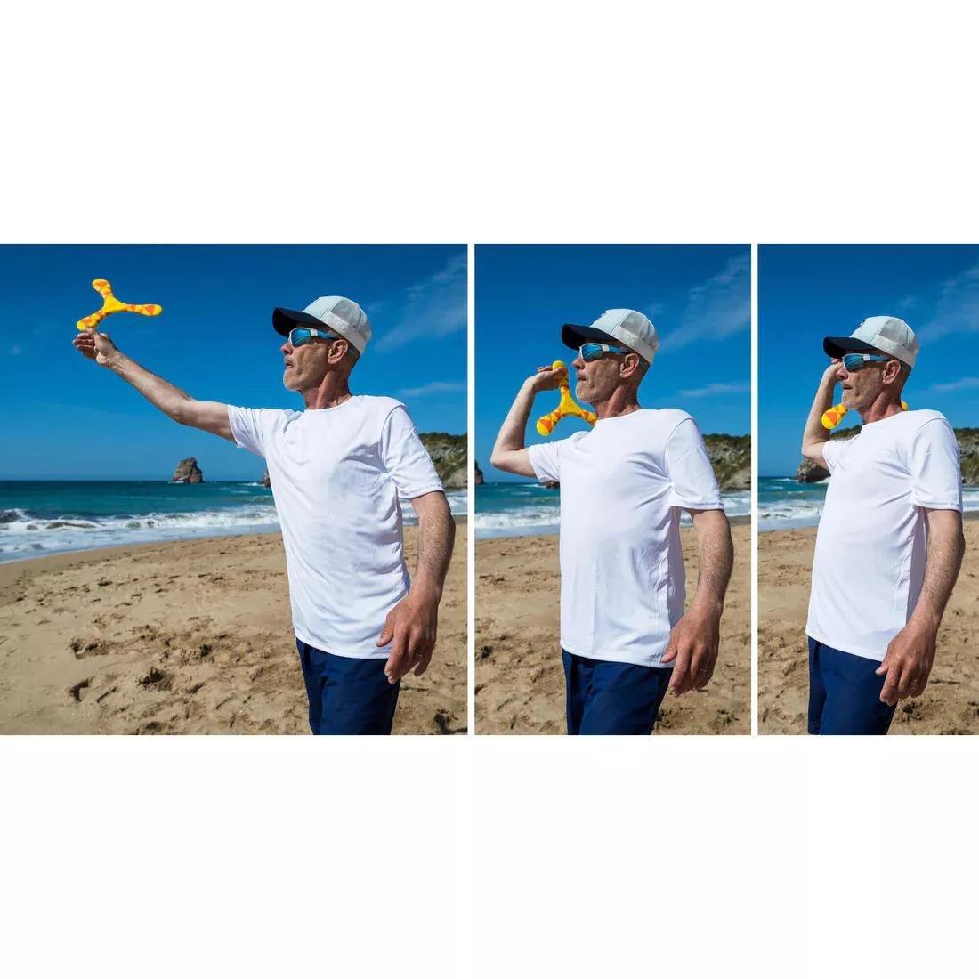 Kids Right-Handed Boomerang Soft, Yellow, No Color, large image number 0