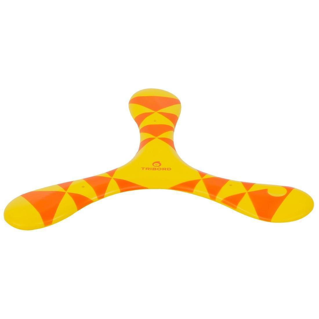 Kids Right-Handed Boomerang Soft, Yellow, No Color, large image number 1