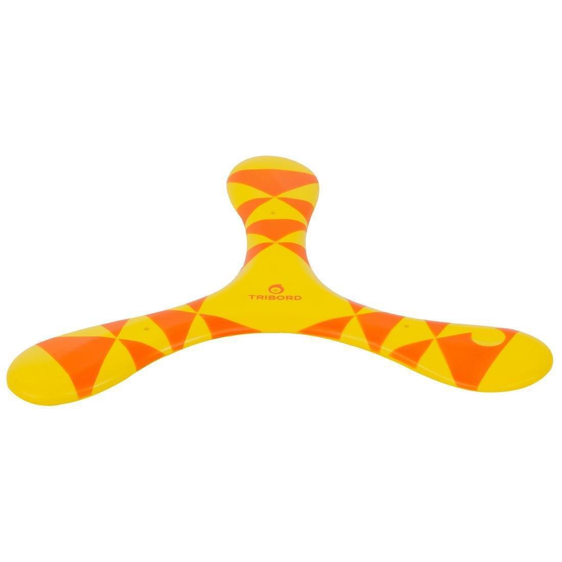 OLAIAN - Kids Right-Handed Boomerang Soft, Yellow