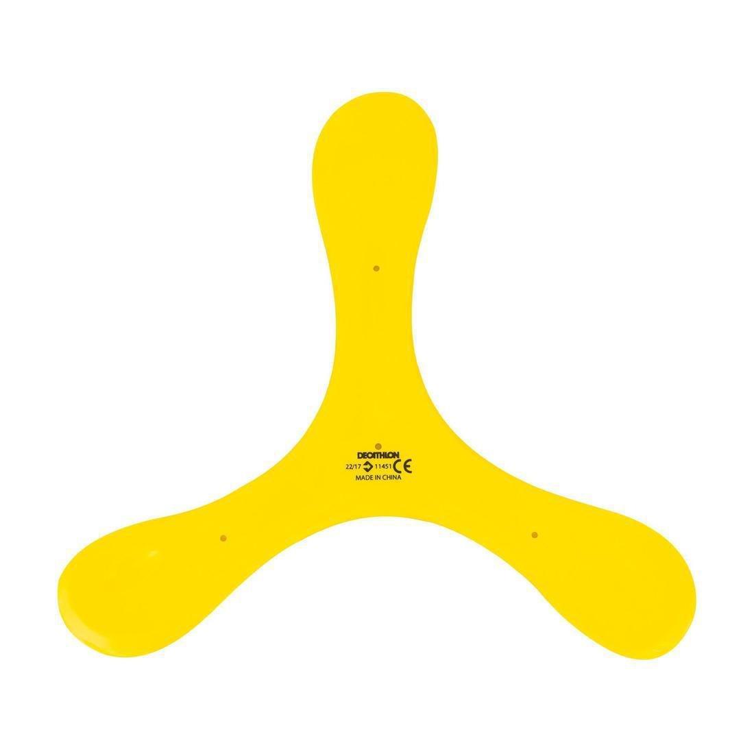 OLAIAN - Kids Right-Handed Boomerang Soft, Yellow