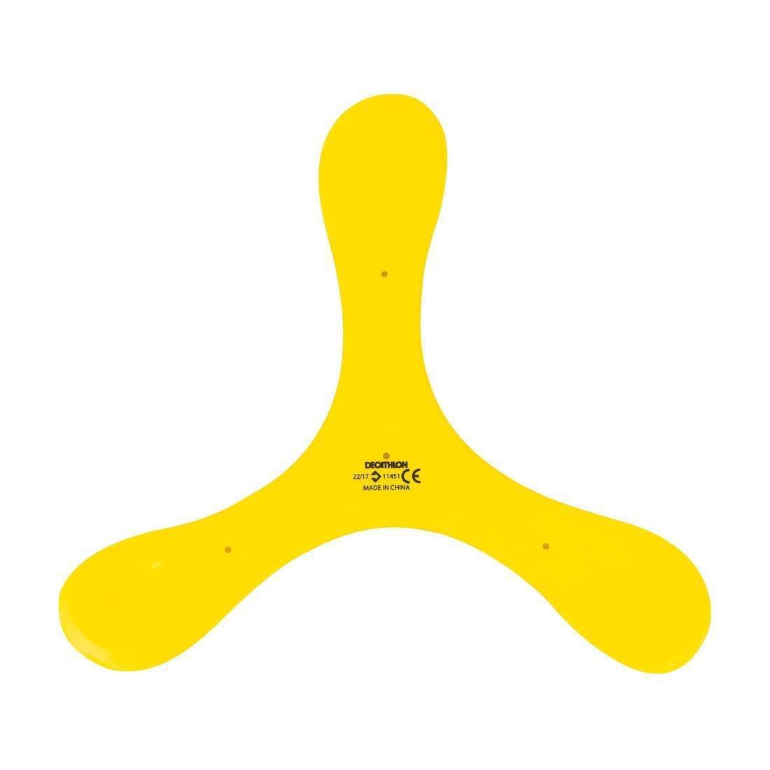 Kids Unisex Right-Handed Boomerang Soft, Yellow, No Color, large image number 3