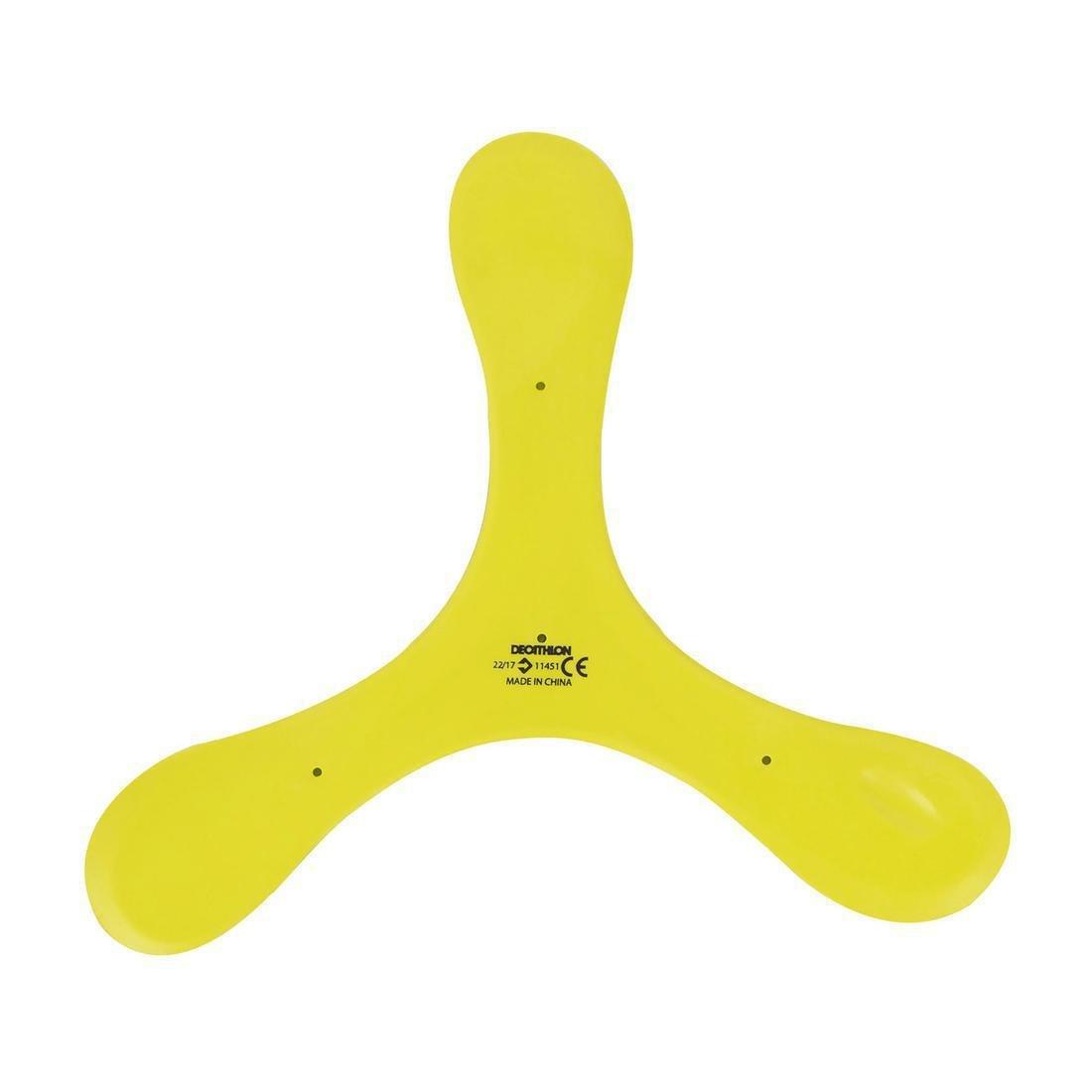 OLAIAN - Kids Right-Handed Boomerang Soft, Yellow