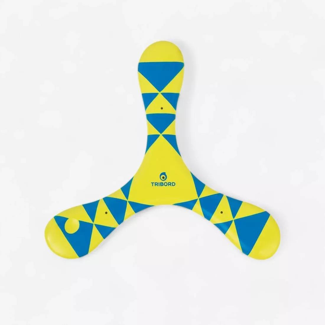 Left Boomerang Soft, Yellow/Blue, , medium