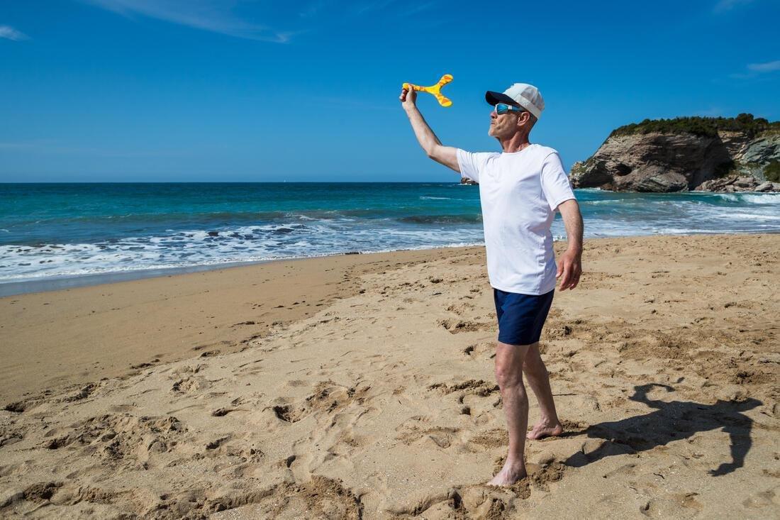 Left Boomerang Soft, Yellow / Blue, No Color, large image number 4