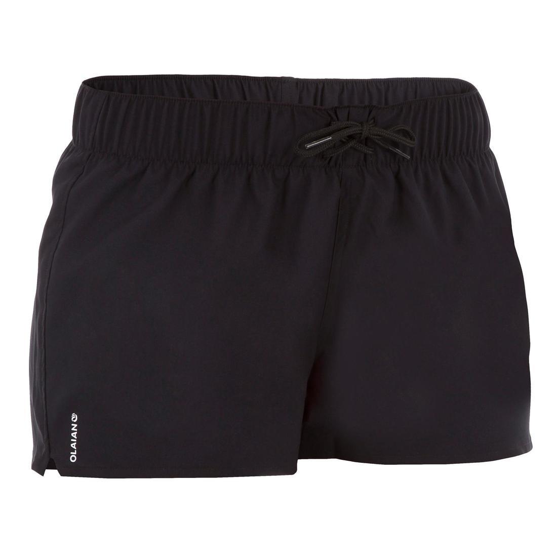 Womens Tana Boardshorts, Black, No Color, medium