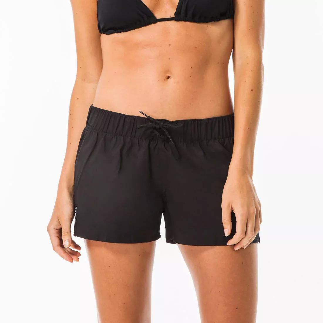 Womens Tana Boardshorts, Black, , large image number 1