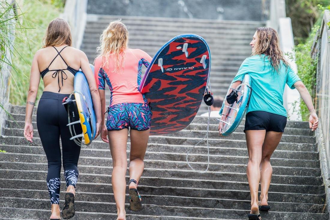 Womens Tana Boardshorts, Black, No Color, medium