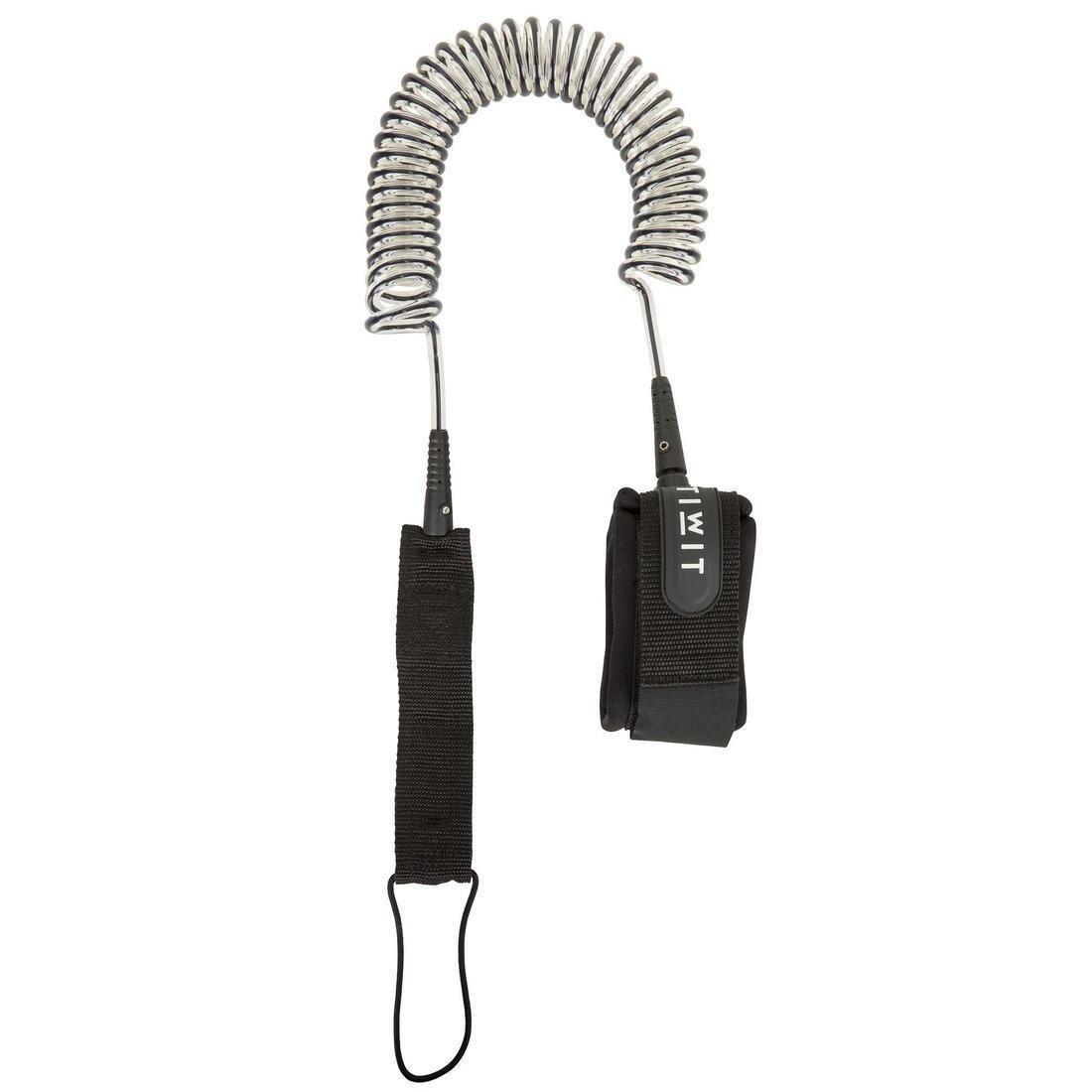 Spiral Knee Leash Stand-Up Paddle, Black, No Color, large image number 0