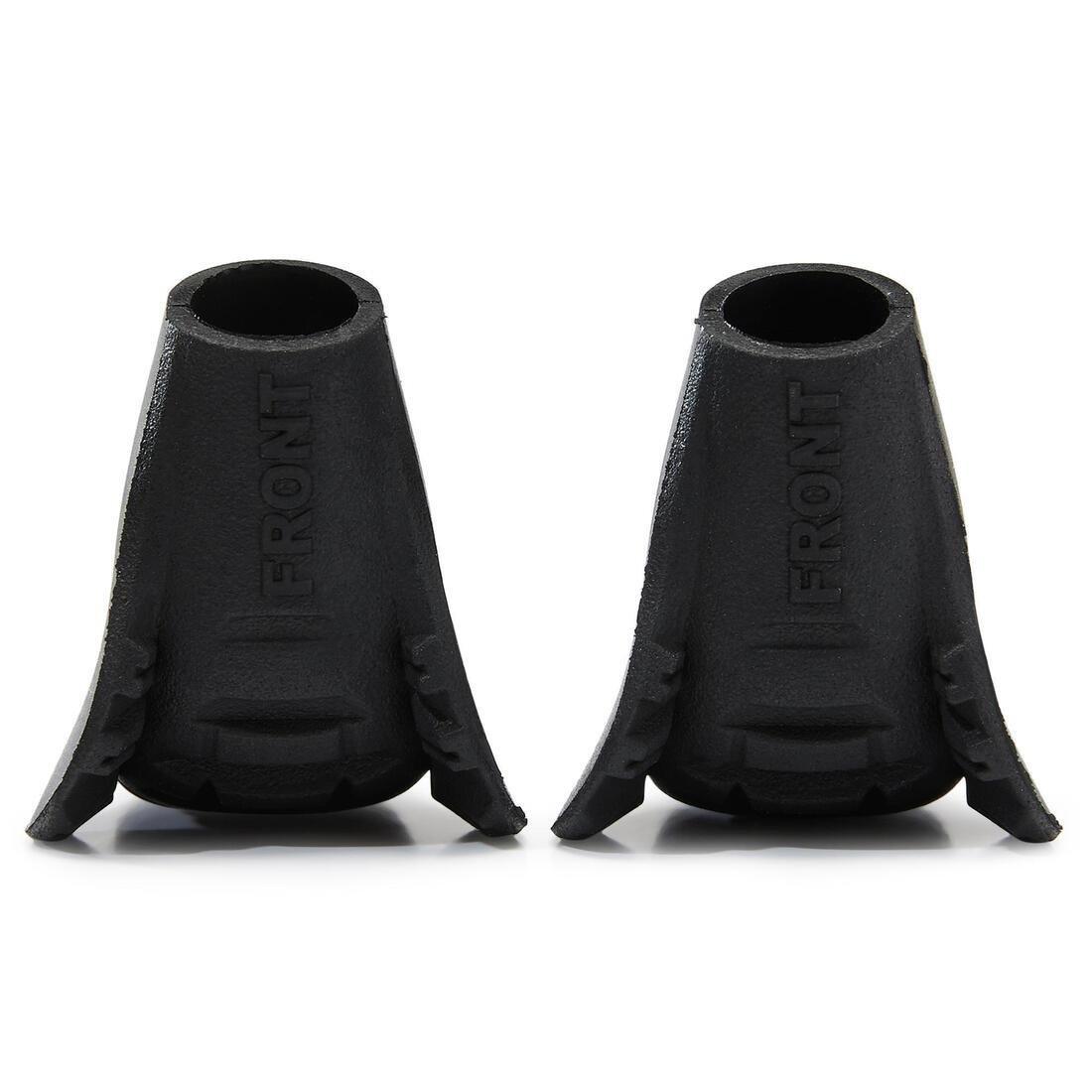 BLACK RUBBER TIPS FOR NORDICWALKING POLES - BLACK, 5401_000, large image number 4