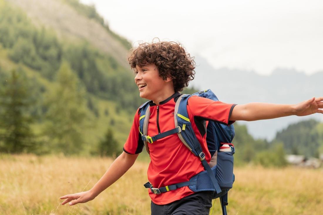 Kids Hiking Backpack Mh500, Blue, No Color, large image number 11