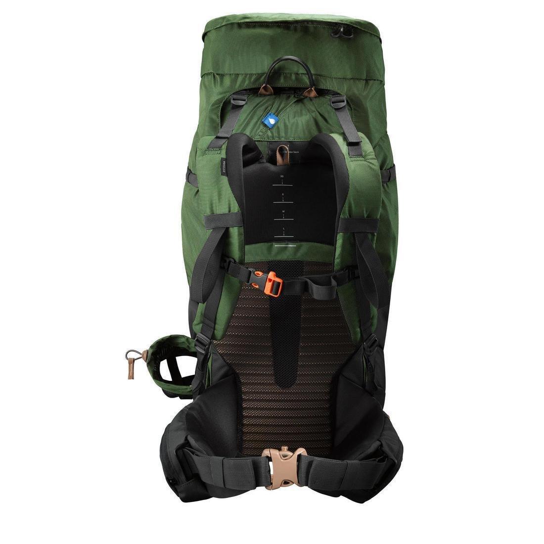 Mountain Trekking Rucksack | Trek 500, Green, No Color, large image number 3