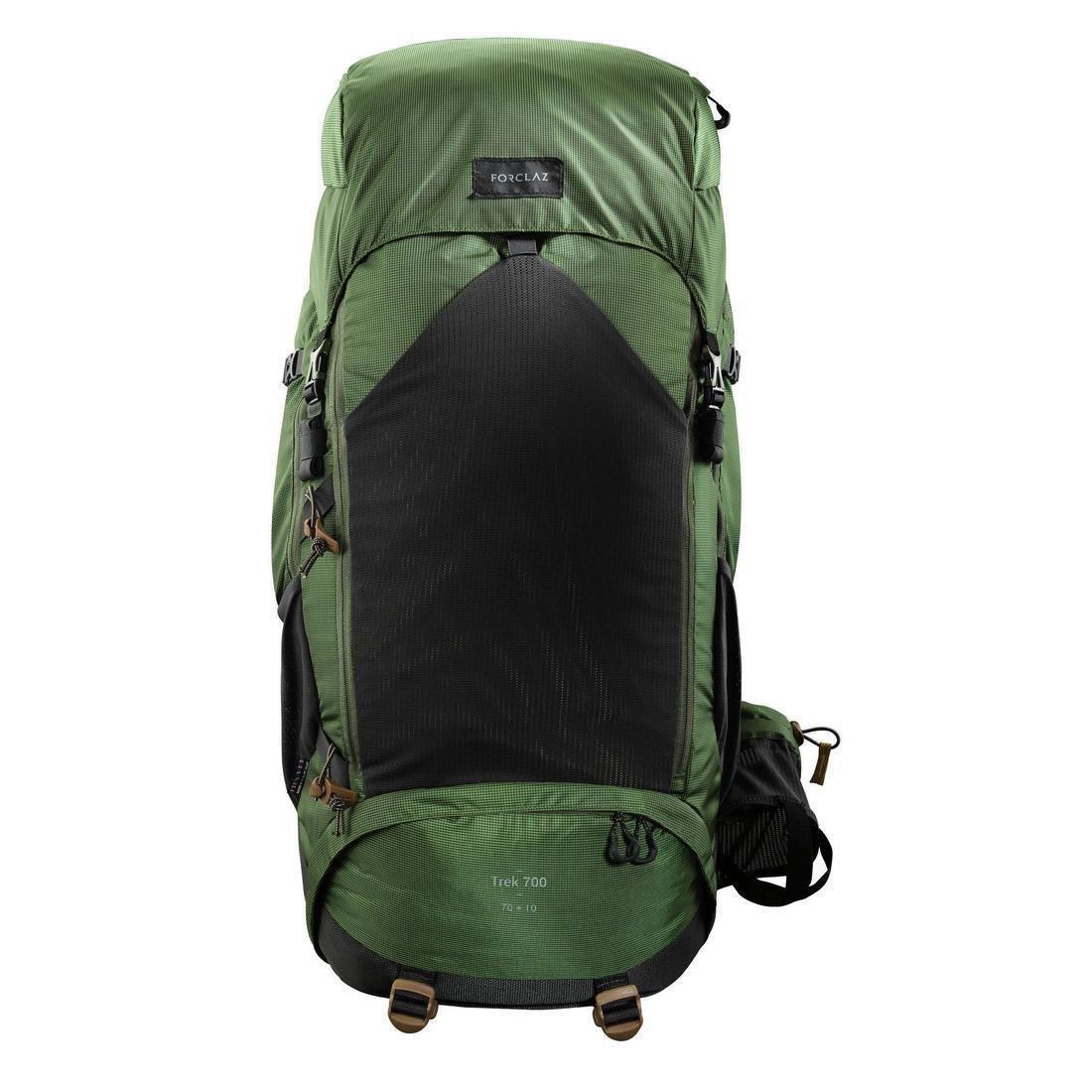 Mountain Trekking Rucksack | Trek 500, Green, No Color, large image number 4