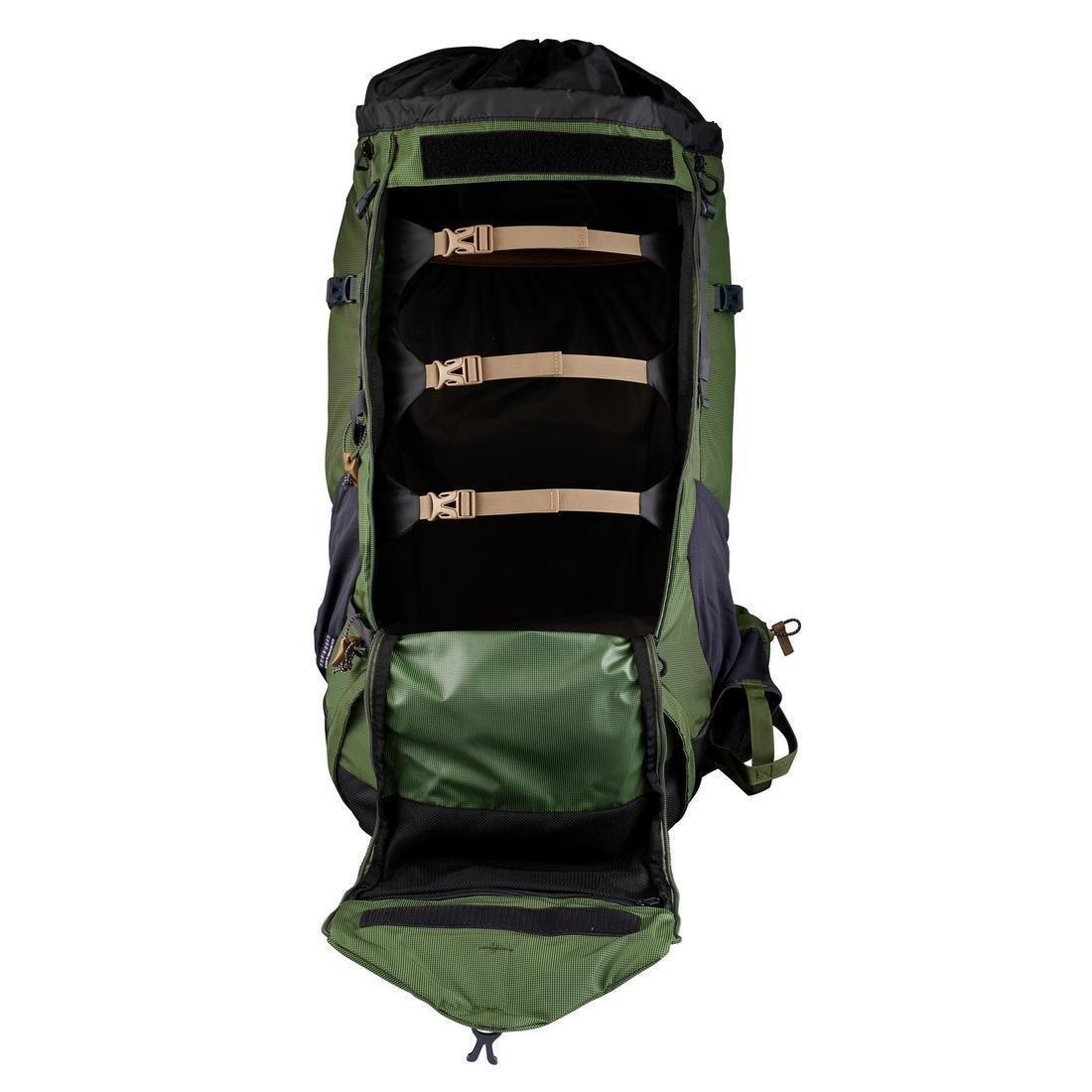 Mountain Trekking Rucksack | Trek 500, Green, No Color, large image number 6