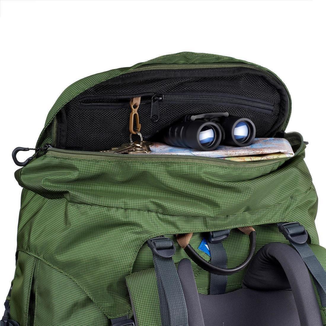 Mountain Trekking Rucksack | Trek 500, Green, No Color, large image number 10