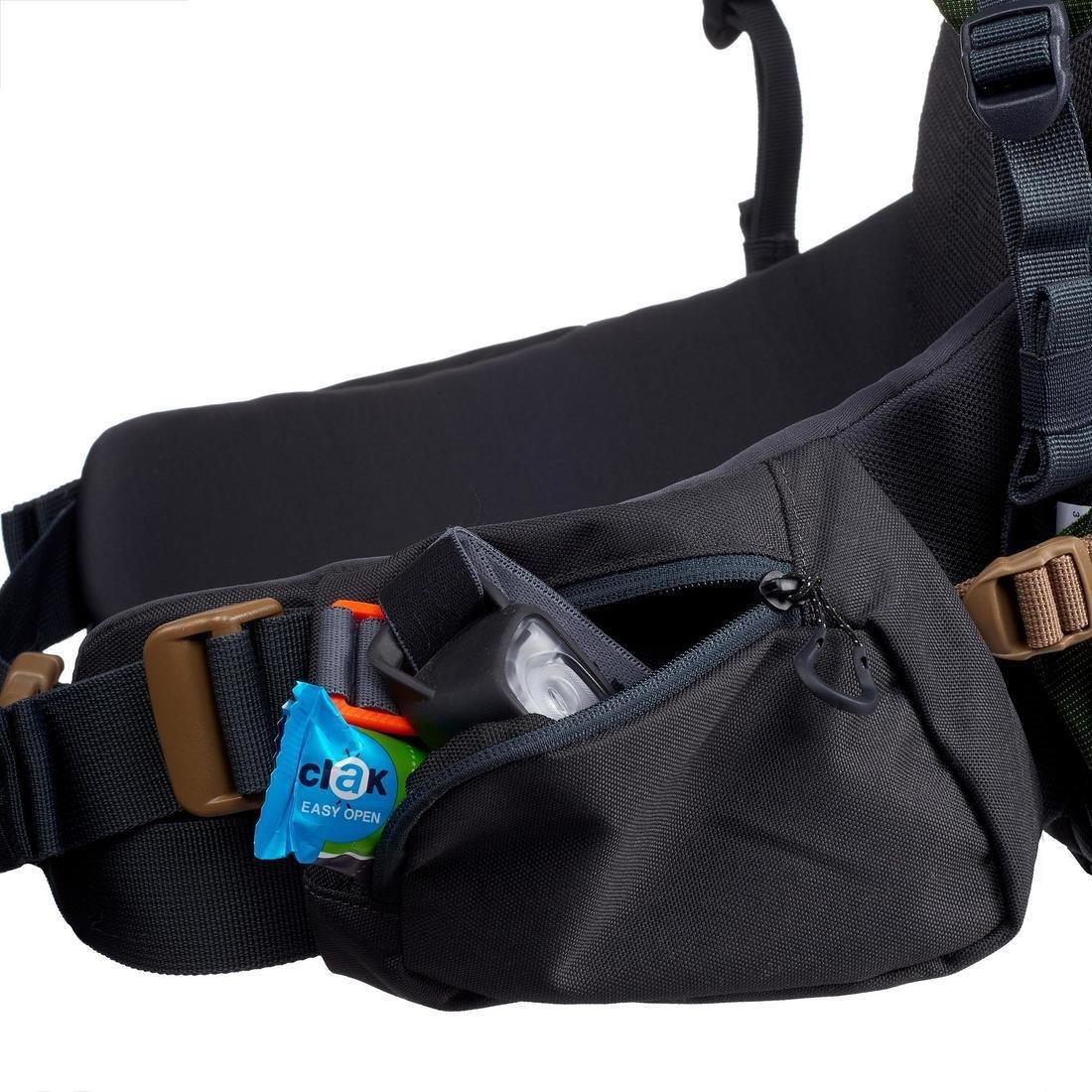 Mountain Trekking Rucksack | Trek 500, Green, No Color, large image number 11