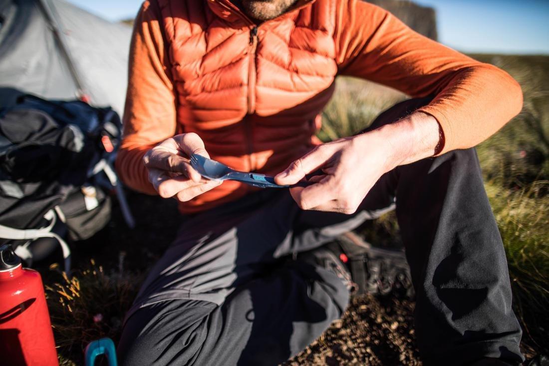 Folding Cutlery (Fork/Spoon), Blue, No Color, medium