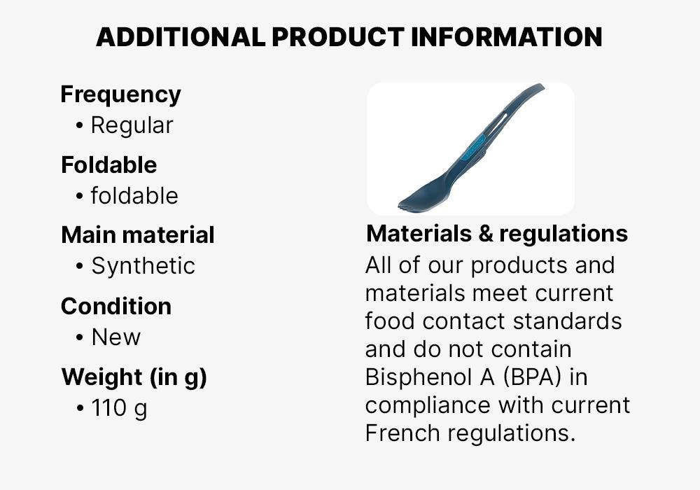 Folding Cutlery (Fork/Spoon), Blue, No Color, medium