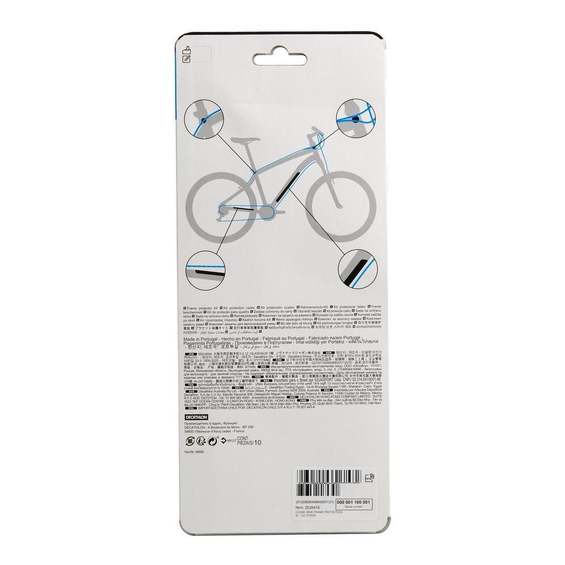 DECATHLON - Bike Frame Protection, Transparent