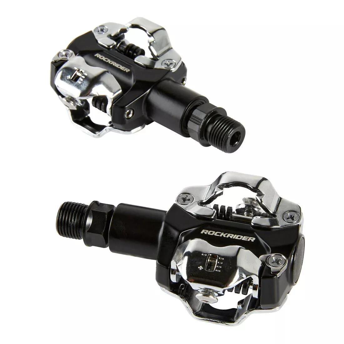 Spd-Compatible Clipless Mountain Bike Pedals, No Color, large image number 0