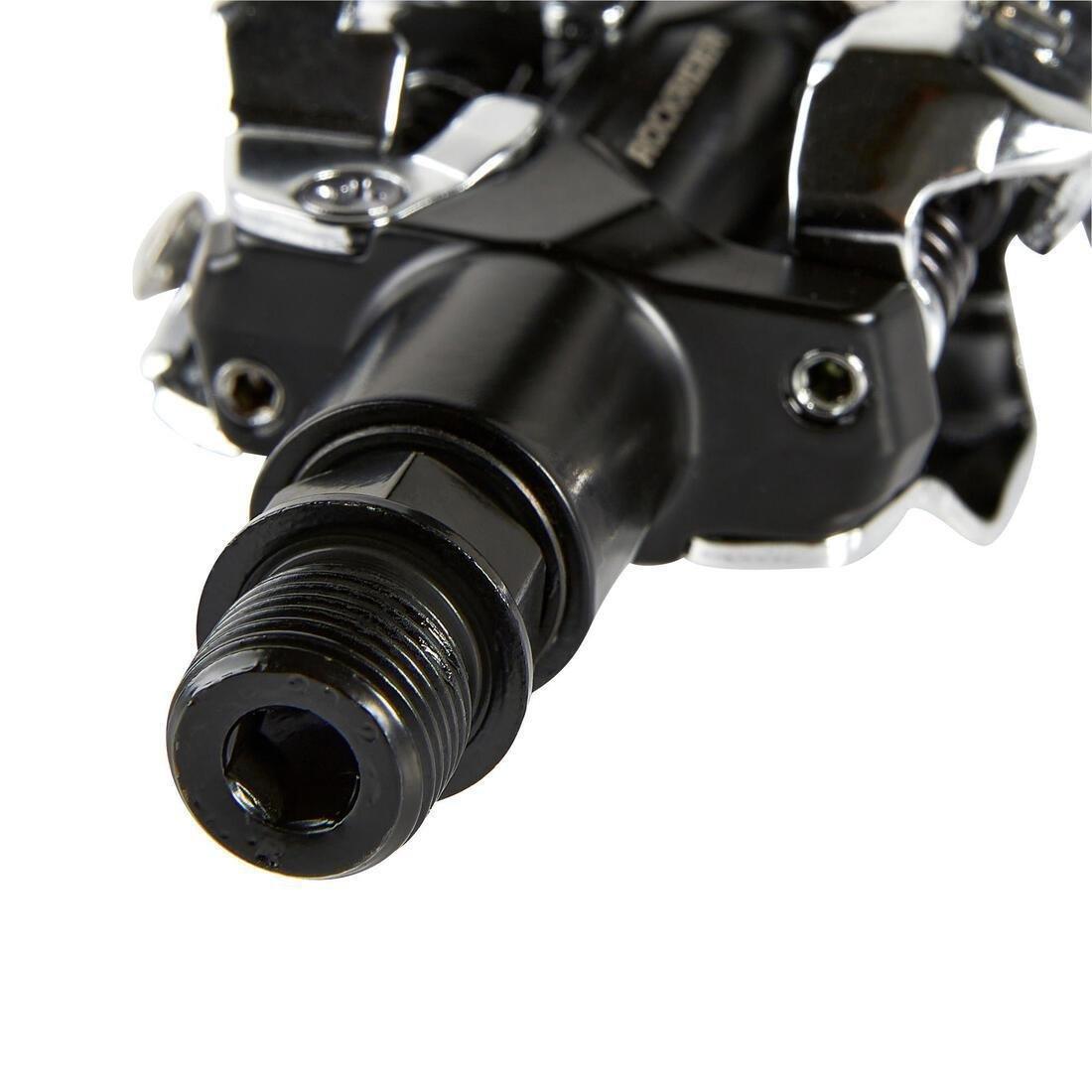 Spd-Compatible Clipless Mountain Bike Pedals, No Color, large image number 2