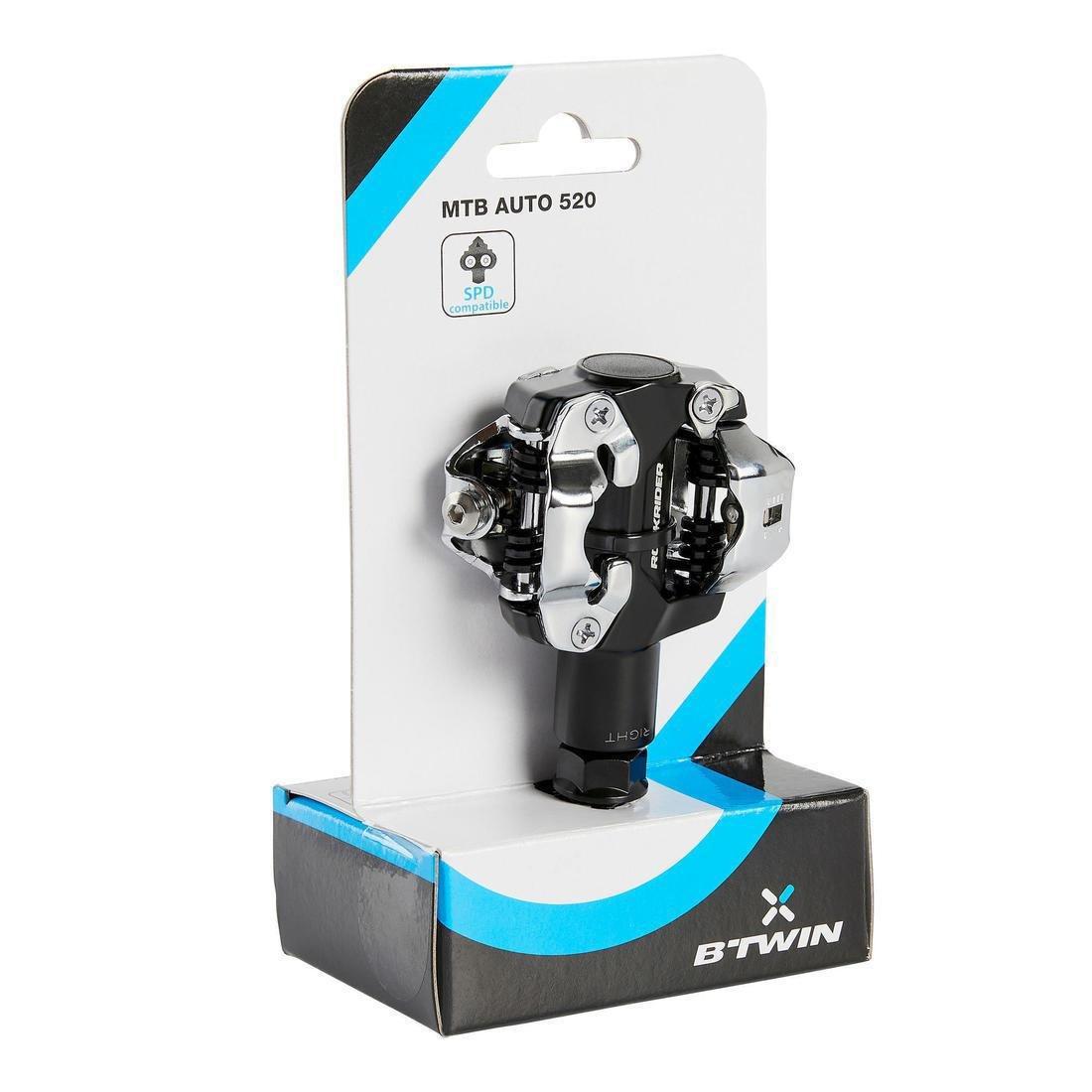 Spd-Compatible Clipless Mountain Bike Pedals, No Color, large image number 3