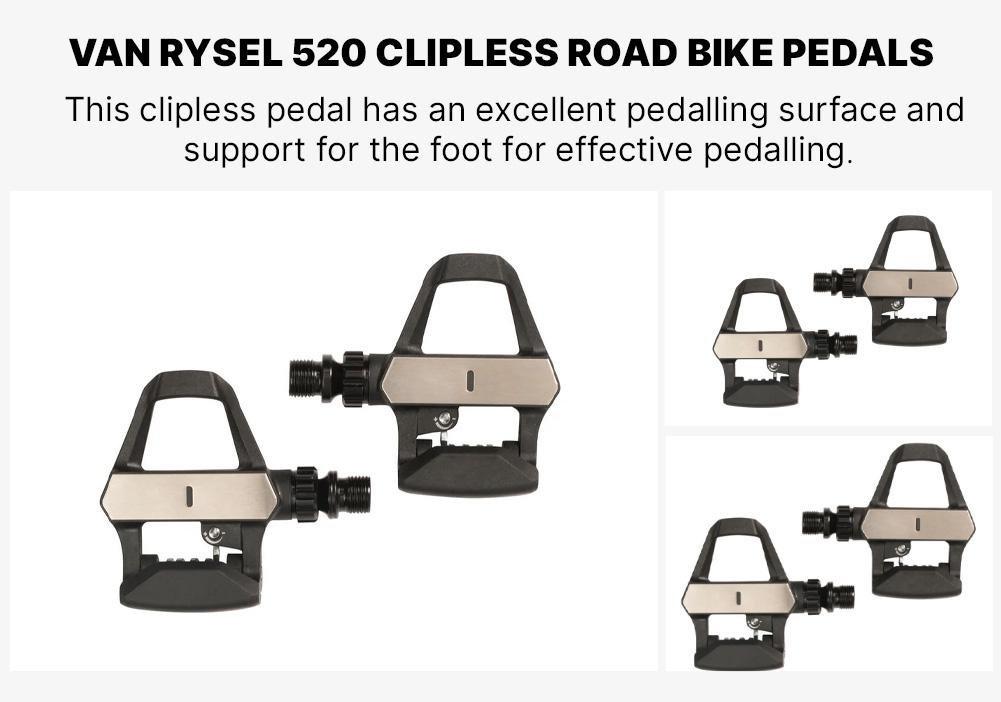 520 Clipless Road Bike Pedals, No Color, large image number 4