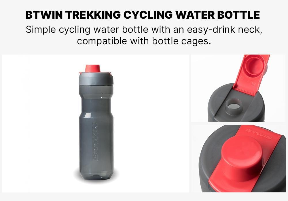 Trekking Cycling Water Bottle, Grey, No Color, large image number 14