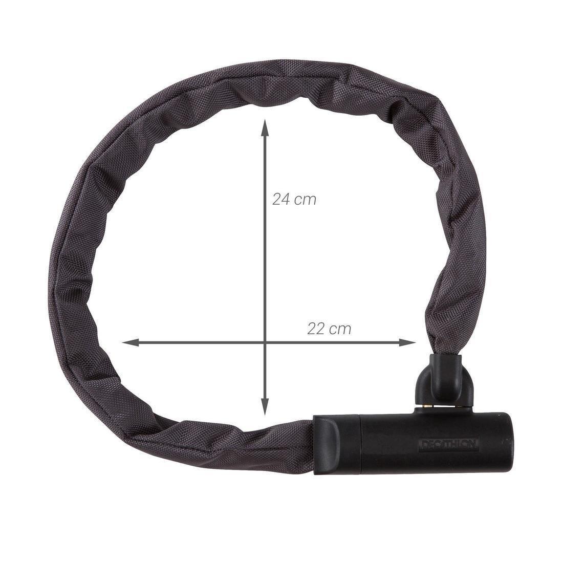 Bike Chain Lock, Black, No Color, large image number 2