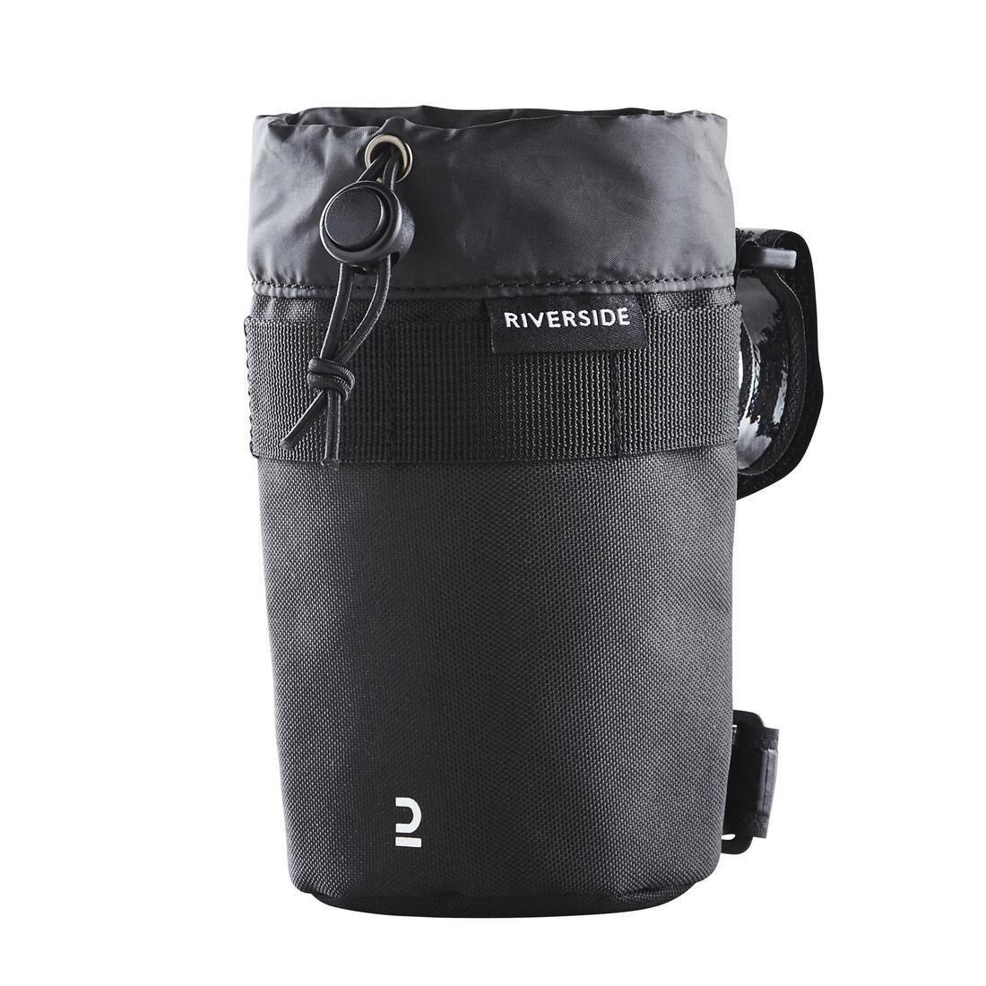 Fabric Handlebar Bottle Cage, Black, No Color, large image number 0