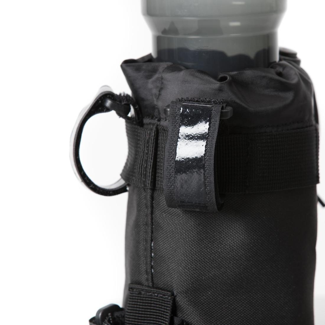 Fabric Handlebar Bottle Cage, Black, No Color, large image number 2