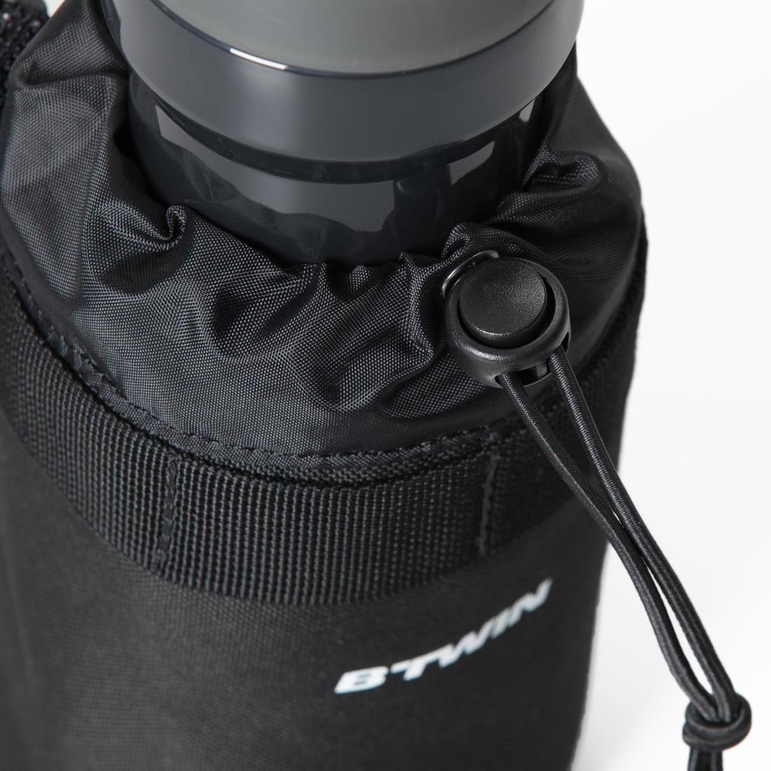 Fabric Handlebar Bottle Cage, Black, No Color, large image number 5