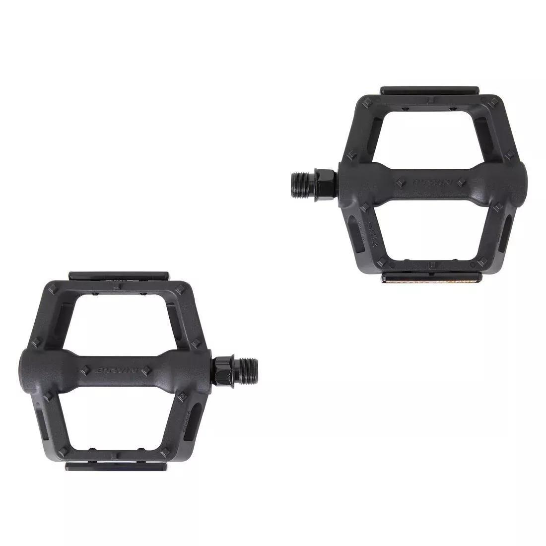 Flat Mountain Bike Pedals, No Color, large image number 0
