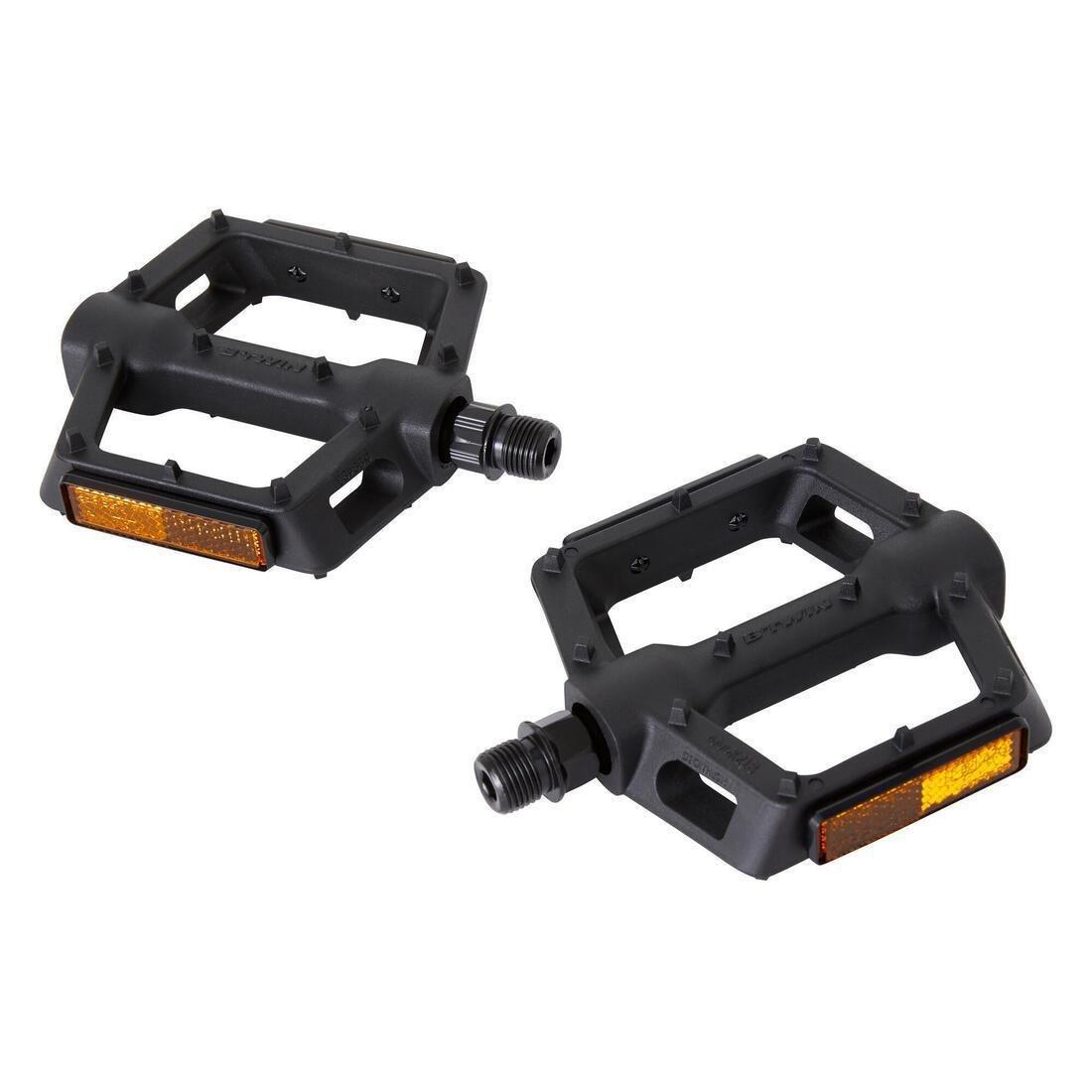 Flat Mountain Bike Pedals, No Color, large image number 1