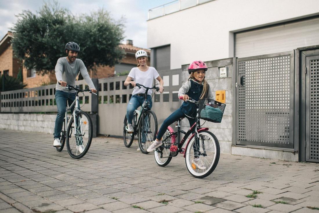 BLACK Original 500 Kids' Hybrid Bike 6-9 20, No Color, large image number 6