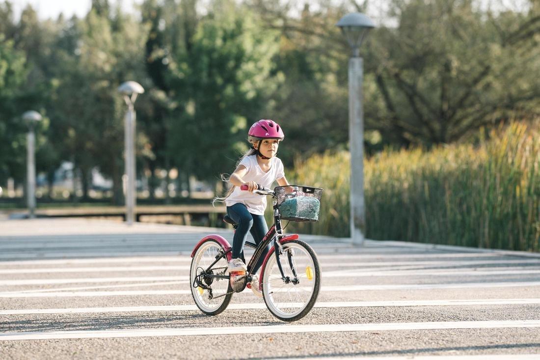 BLACK Original 500 Kids' Hybrid Bike 6-9 20, No Color, large image number 10