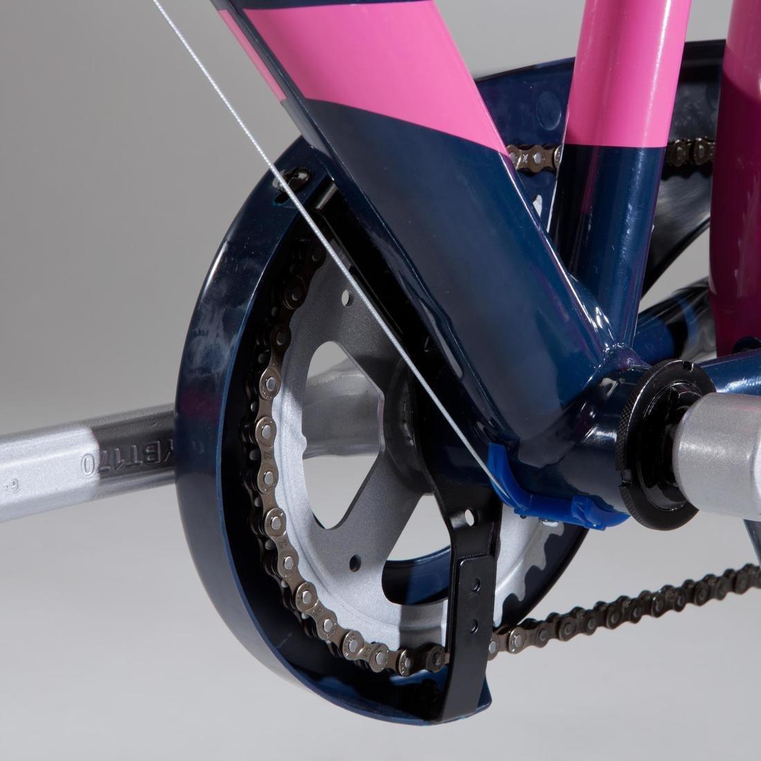 ORANGE 24 Inch KIDS HYBRID BIKE ORIGINAL 500 9-12 YEARS OLD - Blue/pink, No Color, large image number 8