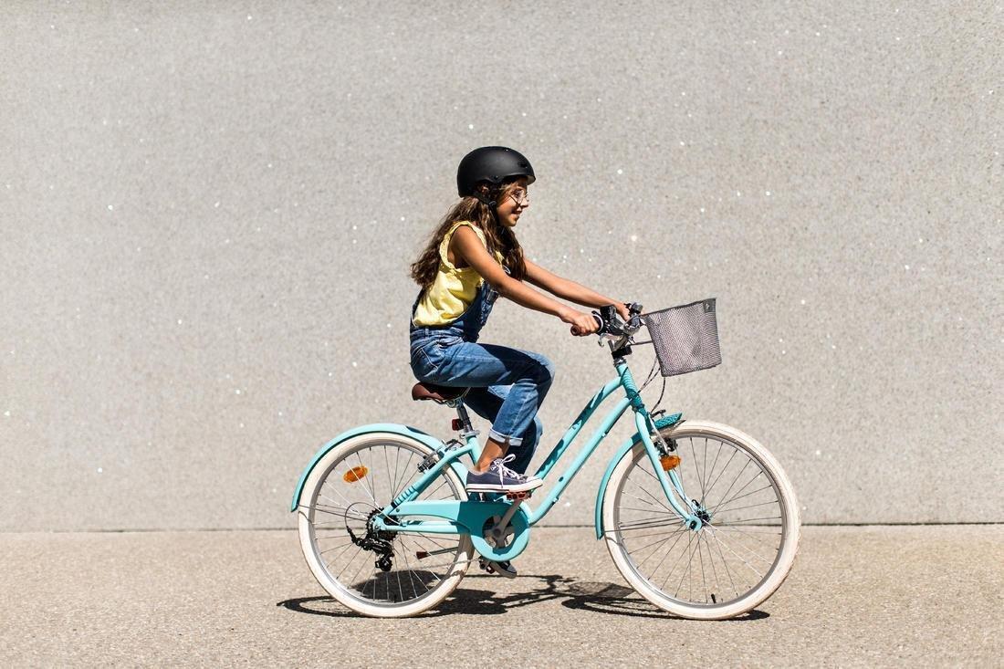 Unisex Kids 24 City Bike Elops 500, Blue, , large image number 13