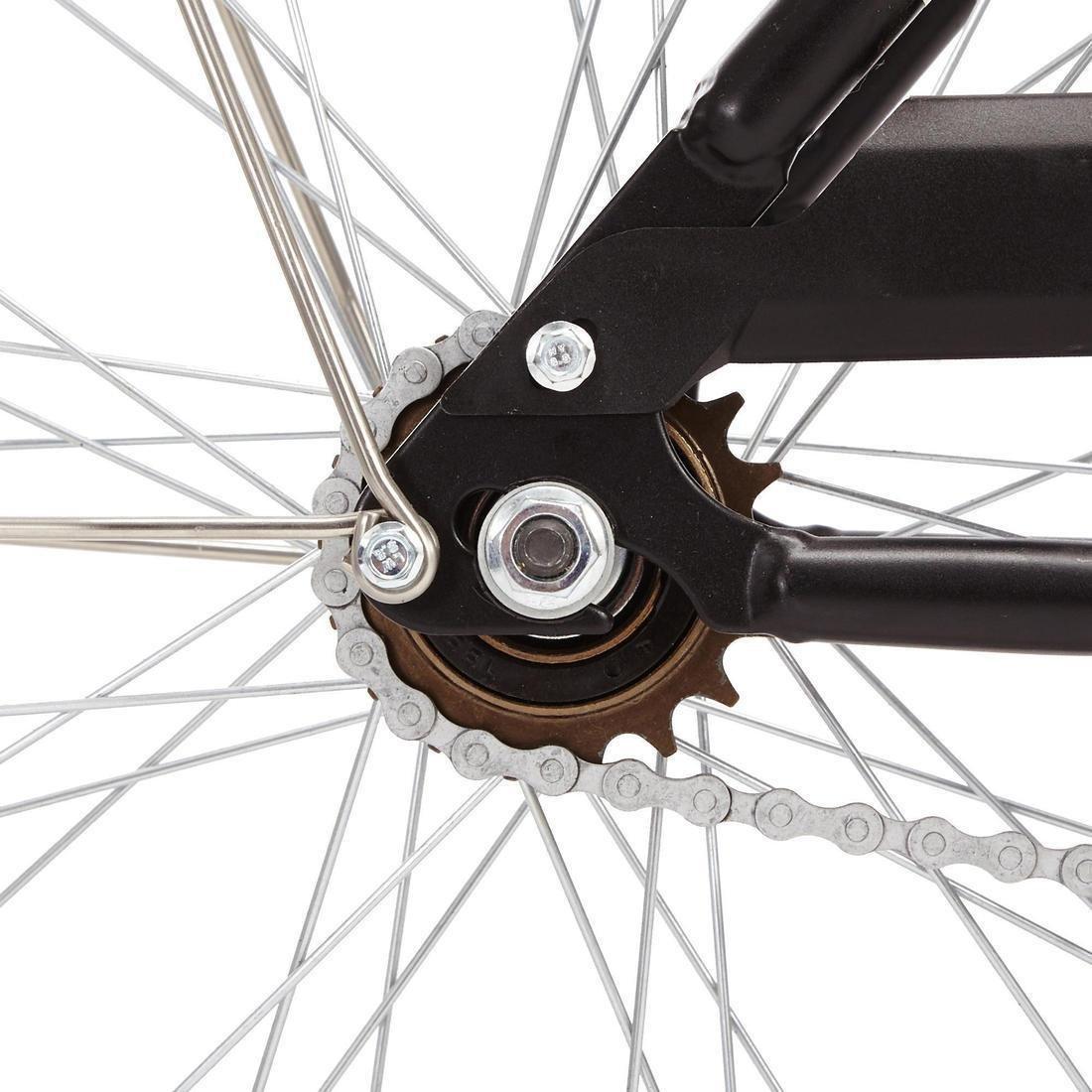 Elops 100 Low Frame City Bike, Black, No Color, large image number 1