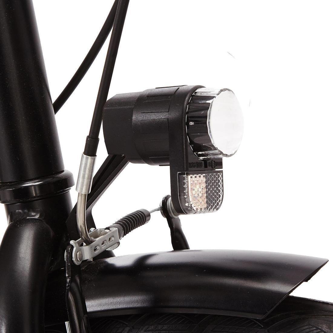Elops 100 Low Frame City Bike, Black, No Color, large image number 3