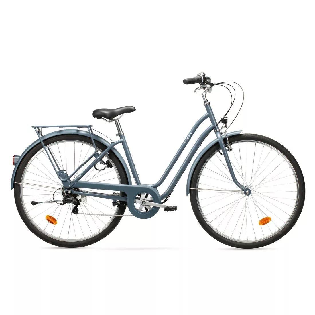 Elops 120 Low Frame City Bike, Grey, No Color, large image number 0