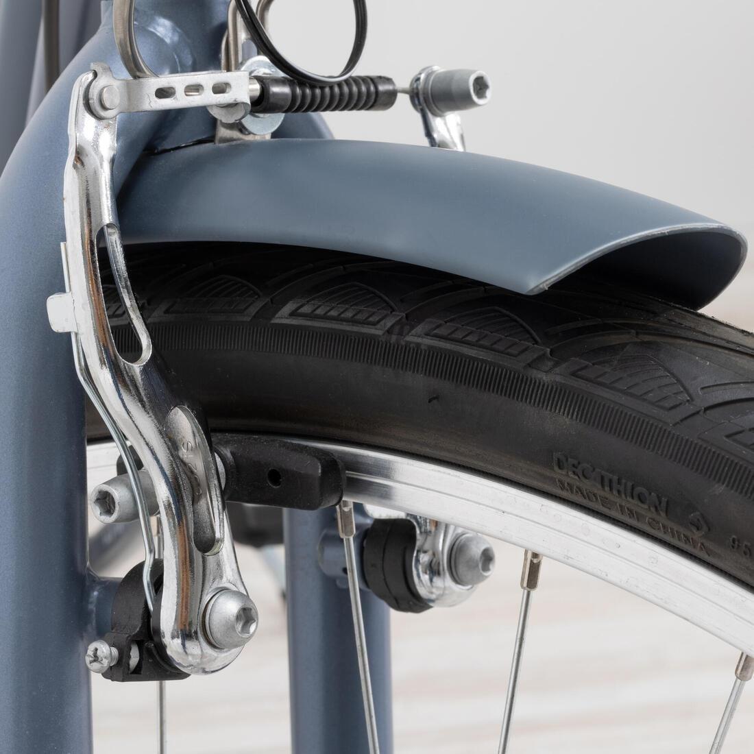 Elops 120 Low Frame City Bike, Grey, No Color, large image number 13
