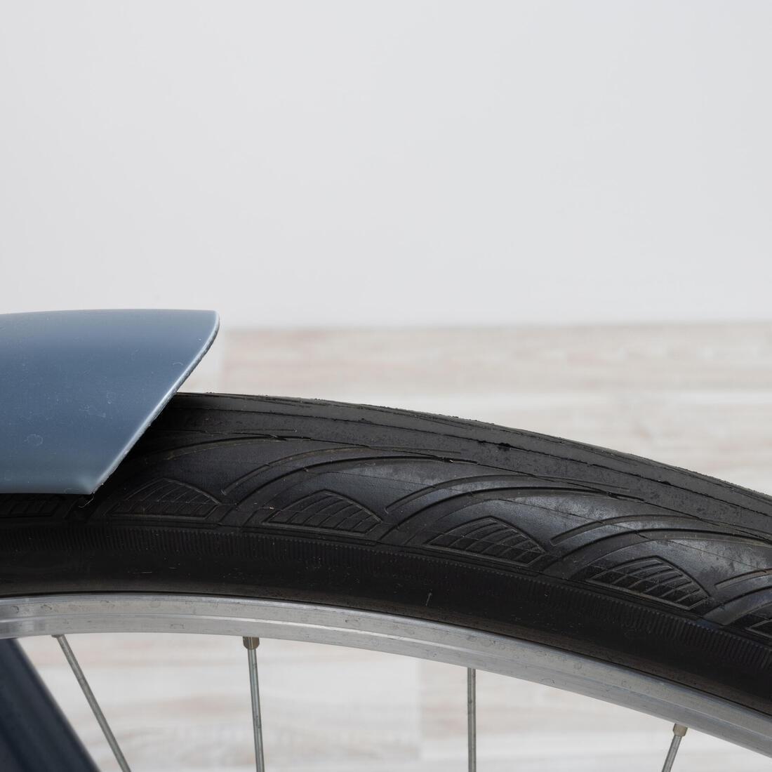 Elops 120 Low Frame City Bike, Grey, No Color, large image number 14