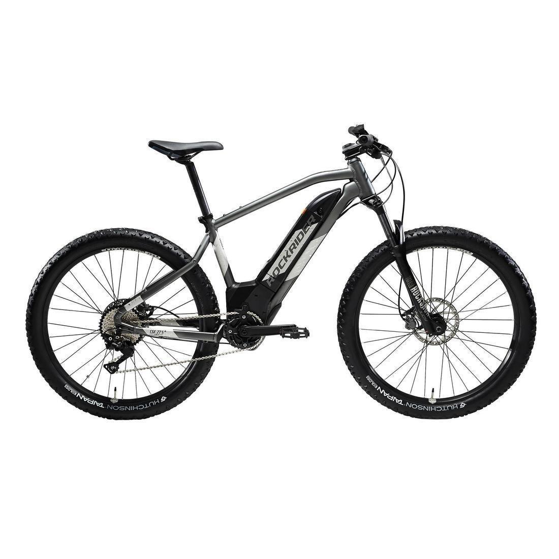 ROCKRIDER - Electric Mountain Bike - 27.5+ Inch E-St 900, Grey