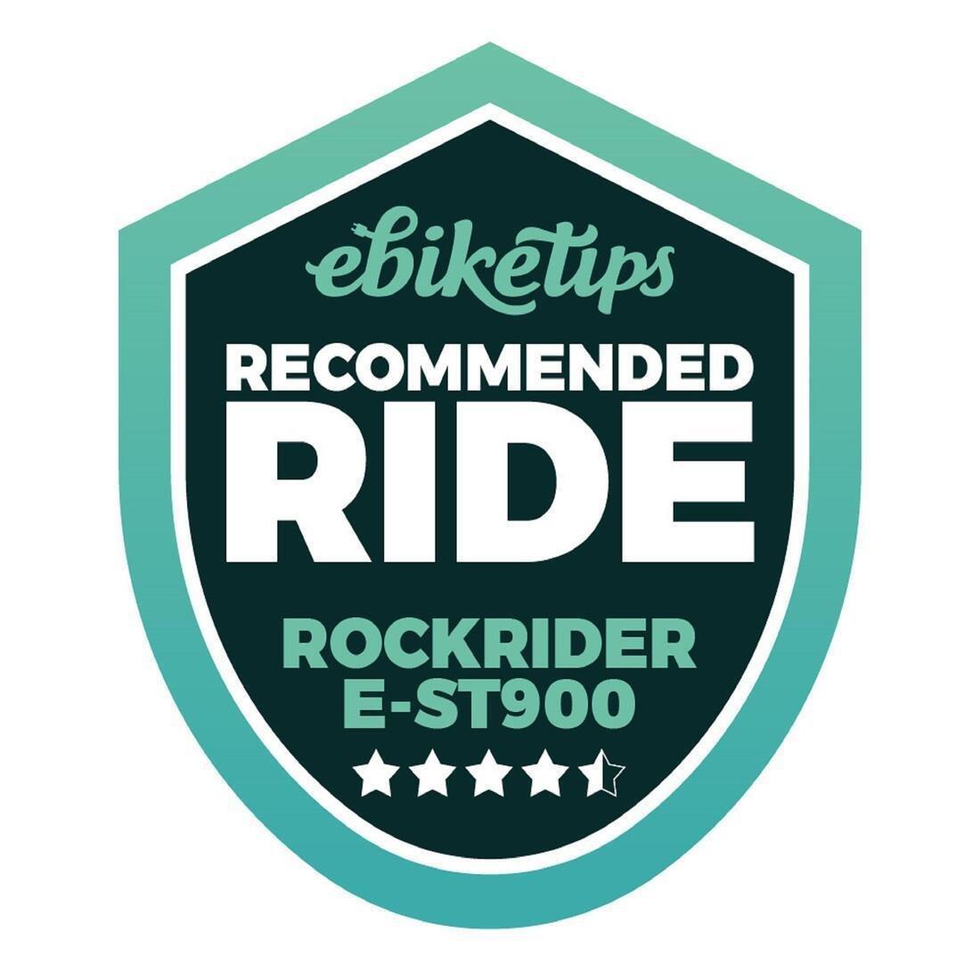 ROCKRIDER - Electric Mountain Bike - 27.5+ Inch E-St 900, Grey